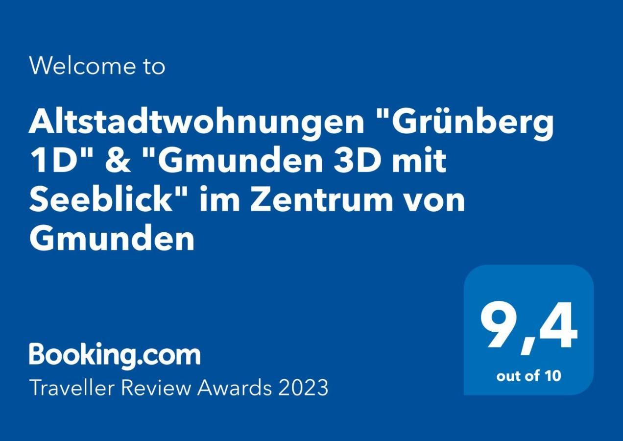 Altstadtwohnungen "Grunberg 1D" & "Gmunden 3D Mit Seeblick" Im Zentrum Von Gmunden Exteriör bild