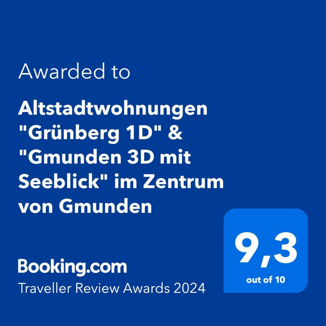 Altstadtwohnungen "Grunberg 1D" & "Gmunden 3D Mit Seeblick" Im Zentrum Von Gmunden Exteriör bild